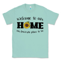 Seafoam welcome to our Home Sunflower Classic Tee - Bettercallsaul