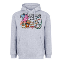 Heather Grey nursing in my heart Heavyweight Hoodie - RacoonDesign