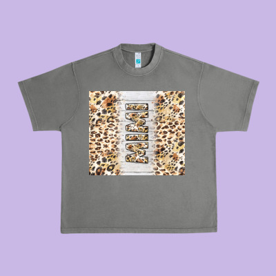 Mother's Day Mimi Leopard Tumbler Tbs Urban Heavy Tee Designed By Tumblerdesignbyshophia
