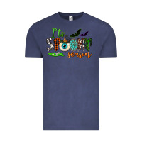 Vintage Denim It's spooky season Vintage Tee - NancyCooperArtShop