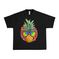 Black pineapple and glasses Urban Heavy Tee - JahusDesignShop
