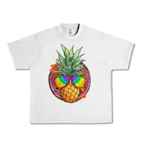 Lunar Rock pineapple and glasses Urban Heavy Tee - JahusDesignShop