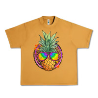 Peanut Butter pineapple and glasses Urban Heavy Tee - JahusDesignShop