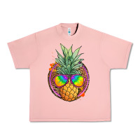 Salmon pineapple and glasses Urban Heavy Tee - JahusDesignShop
