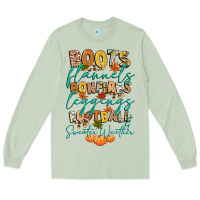 Matcha boots flannels bonfires football Long Sleeve Tee - CowGirlArtShop
