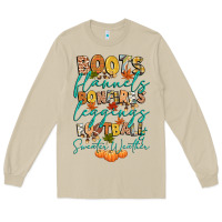 Mushroom boots flannels bonfires football Long Sleeve Tee - CowGirlArtShop