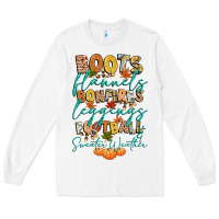 White boots flannels bonfires football Long Sleeve Tee - CowGirlArtShop