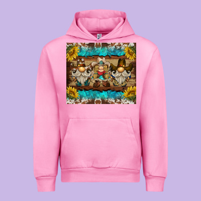 Western Gnome Tumbler Urban Hoodie Designed By Barkaloodesign