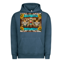 Pigment Midnight Navy western gnome tumbler Urban Hoodie - BarkalooDesign