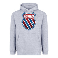 Heather Grey k.swiss Heavyweight Hoodie - lanVoArt