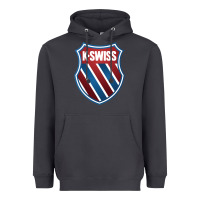 Smoke k.swiss Heavyweight Hoodie - lanVoArt