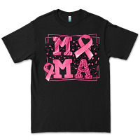 Black Breast Cancer Awareness mama ribbon Premium Tee - LillyAllenDesigns