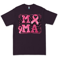 Plum Breast Cancer Awareness mama ribbon Premium Tee - LillyAllenDesigns