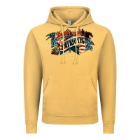 Vintage Mustard I'm not drunk I'm patriotic Vintage Hoodie - HowdyJamesFarm