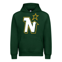Forest Green vintage minnesota hockey   retro north stars Urban Hoodie - lanVoArt