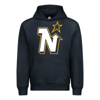 Navy vintage minnesota hockey   retro north stars Urban Hoodie - lanVoArt