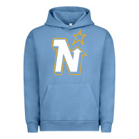 Pigment Pebble Blue vintage minnesota hockey   retro north stars Urban Hoodie - lanVoArt