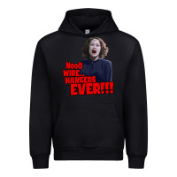 Black nooo wire hangers.. ever!!! vintage mommie dearest quote print Urban Hoodie - lanVoArt