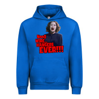 Cobalt nooo wire hangers.. ever!!! vintage mommie dearest quote print Urban Hoodie - lanVoArt