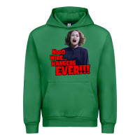 Emerald nooo wire hangers.. ever!!! vintage mommie dearest quote print Urban Hoodie - lanVoArt