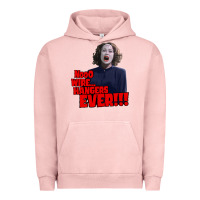 Pigment Salmon nooo wire hangers.. ever!!! vintage mommie dearest quote print Urban Hoodie - lanVoArt