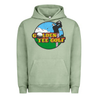 Pigment Oil Green golden tee golf Urban Hoodie - lanVoArt