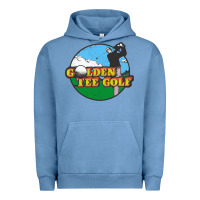 Pigment Pebble Blue golden tee golf Urban Hoodie - lanVoArt