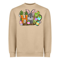Mushroom hop easter day Heavyweight Sweatshirt - FaDigitalArtStudio