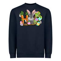 Navy hop easter day Heavyweight Sweatshirt - FaDigitalArtStudio