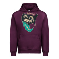 Mauve Wine pavement Urban Hoodie - lanVoArt