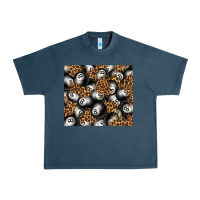 Midnight Navy pool with leopard tumbler tbs Urban Heavy Tee - TumblerDesignByShophia