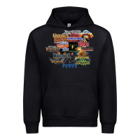 Black cedar point roller coaster  designer Urban Hoodie - lanVoArt