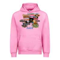 Fuchsia Pink cedar point roller coaster  designer Urban Hoodie - lanVoArt