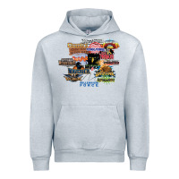 Heather Grey cedar point roller coaster  designer Urban Hoodie - lanVoArt