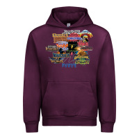 Mauve Wine cedar point roller coaster  designer Urban Hoodie - lanVoArt