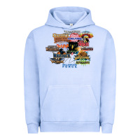 Pigment Grape Ice cedar point roller coaster  designer Urban Hoodie - lanVoArt