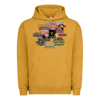 Pigment Peanut Butter cedar point roller coaster  designer Urban Hoodie - lanVoArt