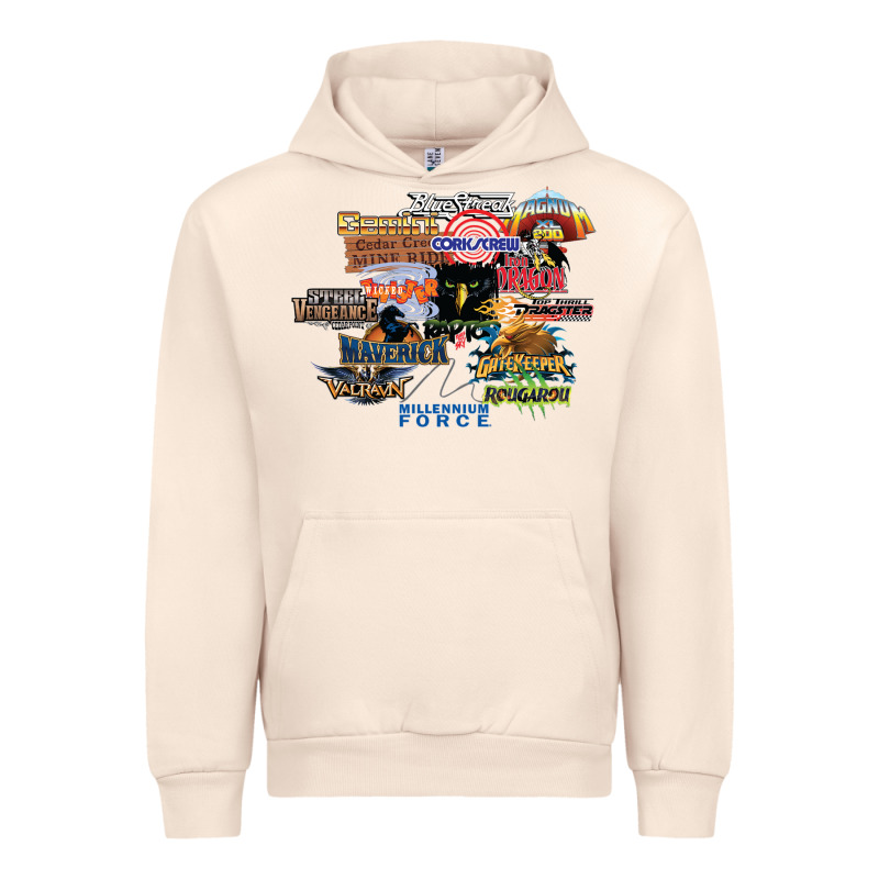 Cedar Point Roller Coaster  Designer Urban Hoodie by lanVoArt | Teevron
