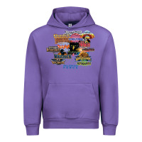 Tulip cedar point roller coaster  designer Urban Hoodie - lanVoArt