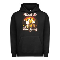 Pigment Black kool and the gang 70s funky soul Urban Hoodie - lanVoArt
