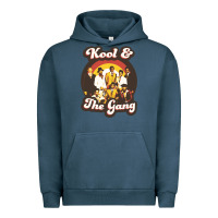 Pigment Midnight Navy kool and the gang 70s funky soul Urban Hoodie - lanVoArt