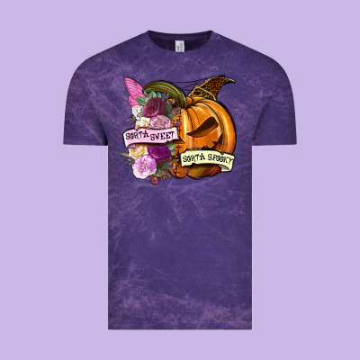 Sorta Sweet Sorta Spooky Vintage Tee Designed By Nancycooperartshop