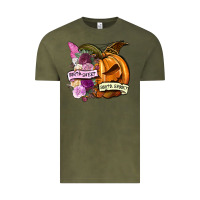 Vintage Olive Sorta sweet sorta spooky Vintage Tee - NancyCooperArtShop