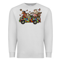 Dove Grey farm animals autism Premium Sweatshirt - RacoonDesign