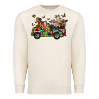 Sandshell farm animals autism Premium Sweatshirt - RacoonDesign