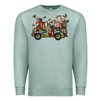 Seafoam farm animals autism Premium Sweatshirt - RacoonDesign