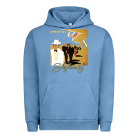 Pigment Pebble Blue ausrock 08 skyhooks vintage living in the 70's Urban Hoodie - lanVoArt
