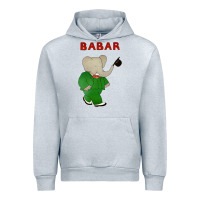 Heather Grey babar the elephant Urban Hoodie - lanVoArt