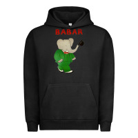 Pigment Black babar the elephant Urban Hoodie - lanVoArt