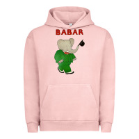 Pigment Salmon babar the elephant Urban Hoodie - lanVoArt
